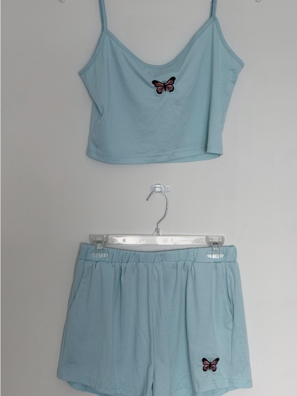SHEIN Light Blue Lounge Set